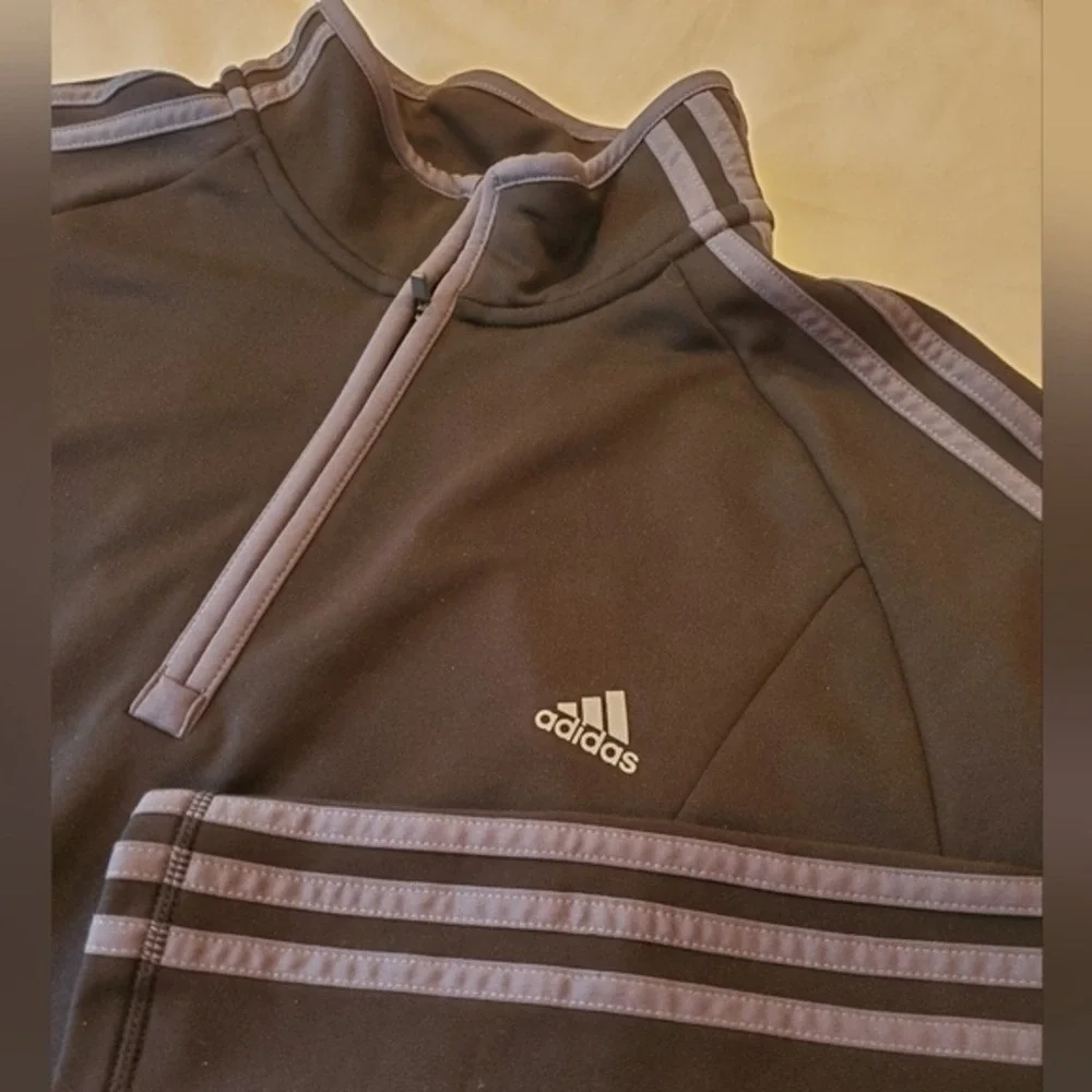 Adidas Men's‎ 1/4 Zip Pullover Black Size XXL